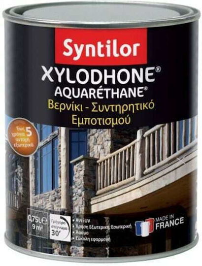 Syntilor Xylodhone Aquarethane Βερνίκι Εμποτισμού Πολυουρεθάνης Νερού Τικ 750ml