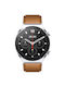 Xiaomi Watch S1 Stainless Steel 46mm Αδιάβροχο με Παλμογράφο (Silver / Brown Leather Strap & Grey Fluororubber Strap)