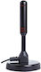 Telemax Pro 35 32-0037 Вътрешен Телевизионна антена (Изисква захранване) Черна