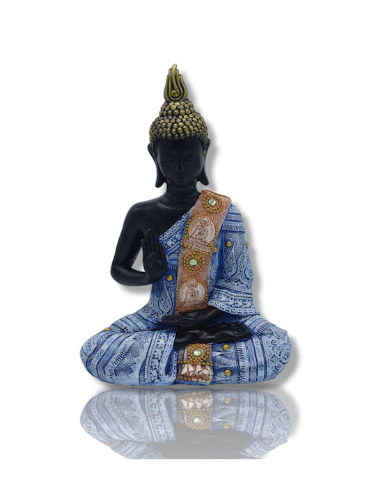 Buddha decorativ Buddha thailandez din poliester 19,5x13x8cm