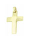 Mertzios.gr Gold Cross 14K Double Sided