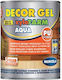 Mercola Decor Xylofarm Aqua Gel Wasser Kastanie Satin,σατεν 750ml