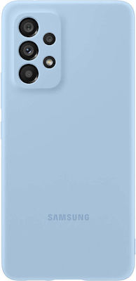 Samsung Silicone Cover Umschlag Rückseite Silikon Artic Blue (Galaxy A53) EF-PA536TLEGWW