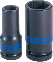 King Tony Socket Pneumatic Hex Long with Square Drive 3/4" Diameter 41mm