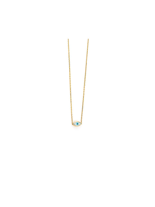 Necklace Eye from Gold 14K