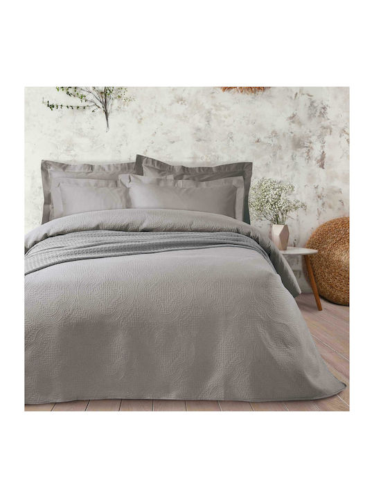 Das Home 9565 Κουβερλί Μονό Microfiber Γκρι 160...