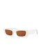 Solo-Solis Women's Sunglasses with White Plastic Frame NDL2955