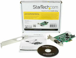 StarTech Κάρτα PCIe σε 1 θύρα RS232 DB9 Serial