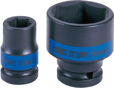 King Tony Socket Pneumatic Hex with Square Drive 1/2" Diameter 13mm