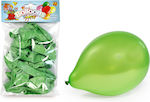 Set of 25 Balloons Latex Green