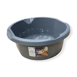 Viomes Basin Round Ora 31x31x13.5cm. Capacity 6lt Gray