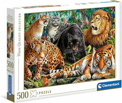 Wild Cats Puzzle 2D 500 Bucăți