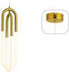 Aca Venus Pendant Light LED with Warm White Light Gold