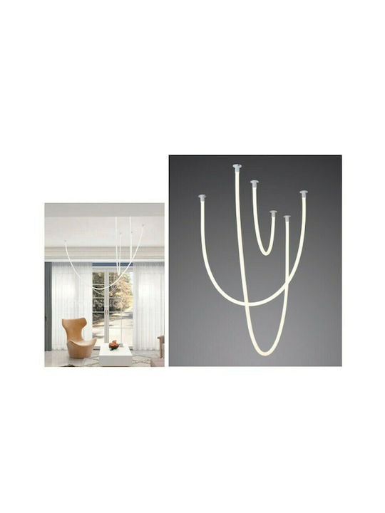 Aca Jungle Pendant Light LED with Warm White Light White