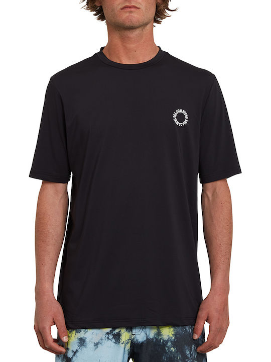 Volcom Faulter Men's Athletic T-shirt Short Sleeve Black