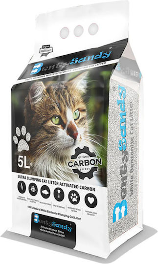 Bentysandy Carbon Bentonite Cat Litter 5lt