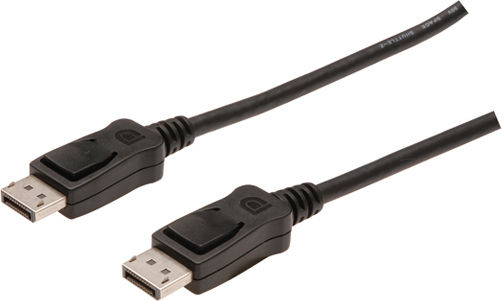 Secomp Cable DisplayPort male - DisplayPort male 2m Μαύρο (S3691-100)