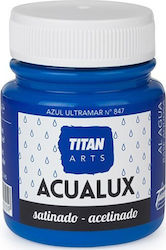 Titan Acualux Satin Vopsea acrilică Albastru pe...