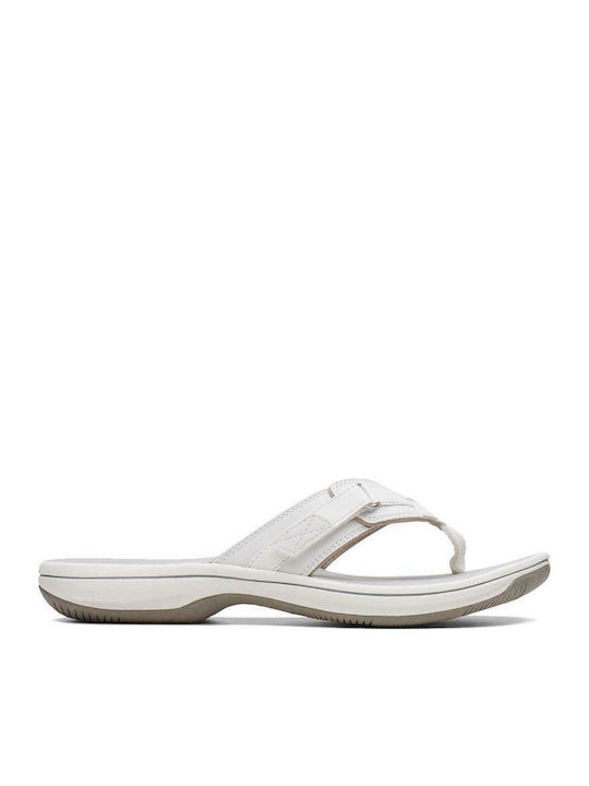 Clarks Brinkley Σαγιονάρες σε Λευκό Χρώμα