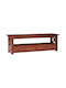 TV Stand from Solid Wood Mahogany L115xW30xH40cm
