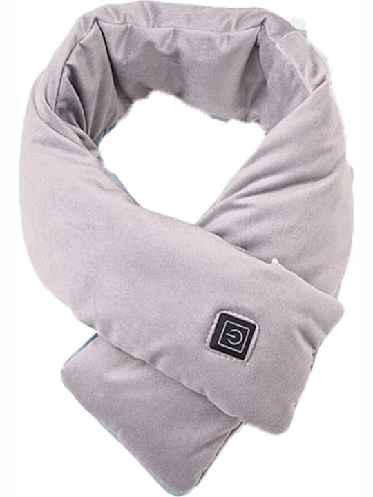 Fular Electric Încălzitor Fular bărbați Fleece Gri