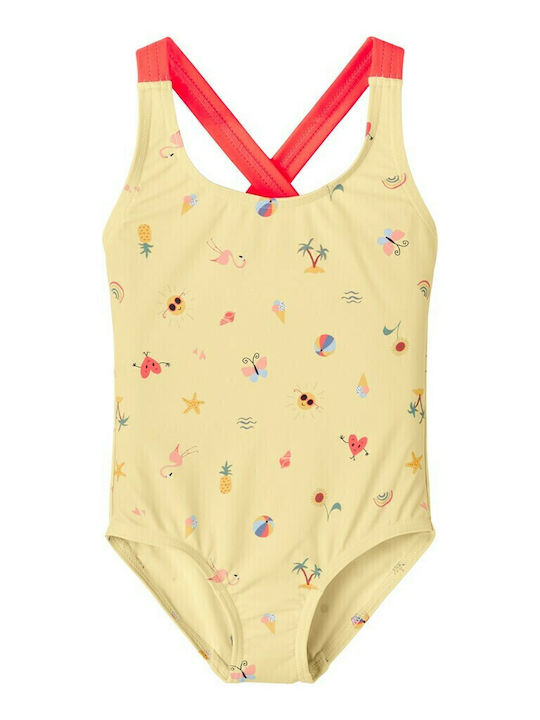 Name It Costum de baie pentru copii Întreg Galben
