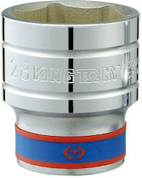 King Tony Socket Hex with Square Drive 3/4" Diameter 46mm