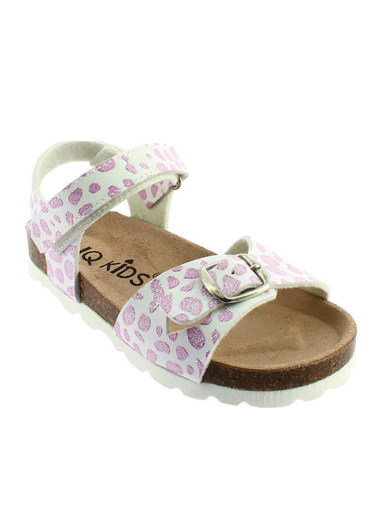 IQ Shoes Παιδικά Πέδιλα Λευκά
