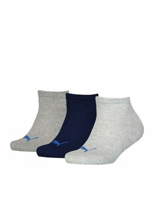 PUMA Kids' Ankle Socks Invisible 3p Multicolore...