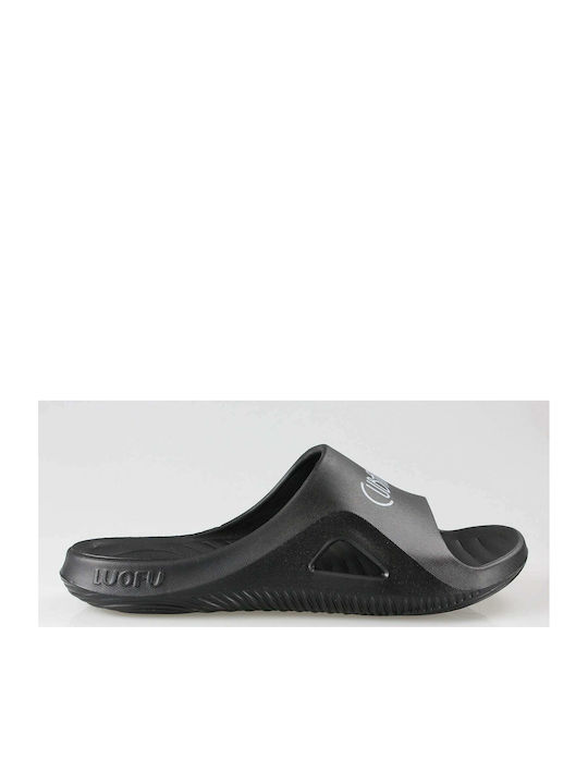 Cubanitas Men's Slides Black