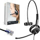 Gequdio WA9004 VOIP Headset 1-ear for Unify with cable