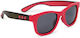B&S 881116 Kinder-Sonnenbrillen mit Polarisiertem Spiegel Rot
