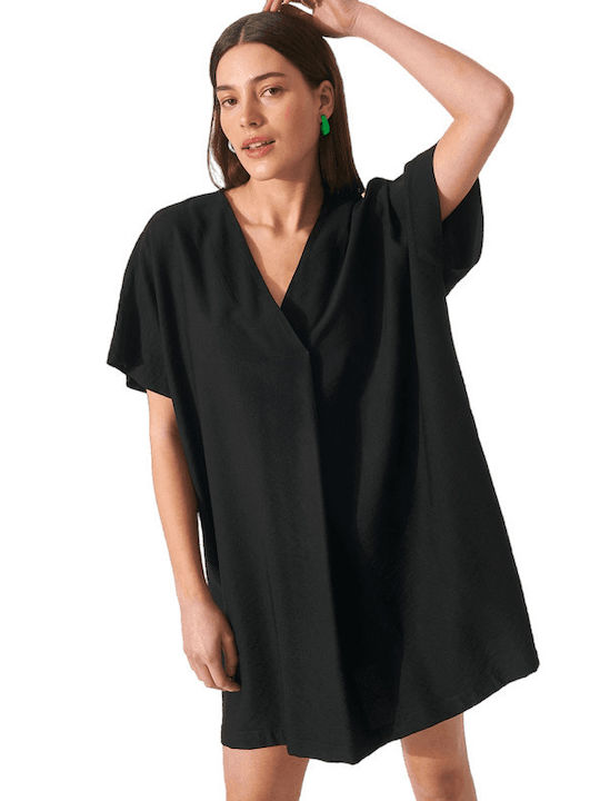 MY T Wearables women's dress SS22T5193 BLACK