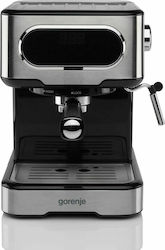 Gorenje ESCM15DBK Semiautomat Pentru Cafea Măcinată Argintie 737434 Gorenje ESCM15DBK Semiautomat Pentru Cafea Măcinată Argintie 737434