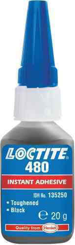 Loctite 480 Metal Glue Black 20gr 02-021-026