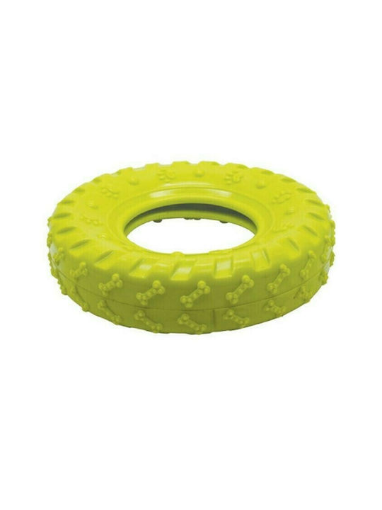 Happypet Grrrelli Tyre Dog Toy Medium Yellow