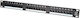 Value Patch Panel για Rack 1U 19" 24 Θυρών cat5e Μαύρο