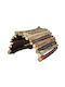 Happypet Rodent Toy Tunnel from Natural Wood 46x30cm
