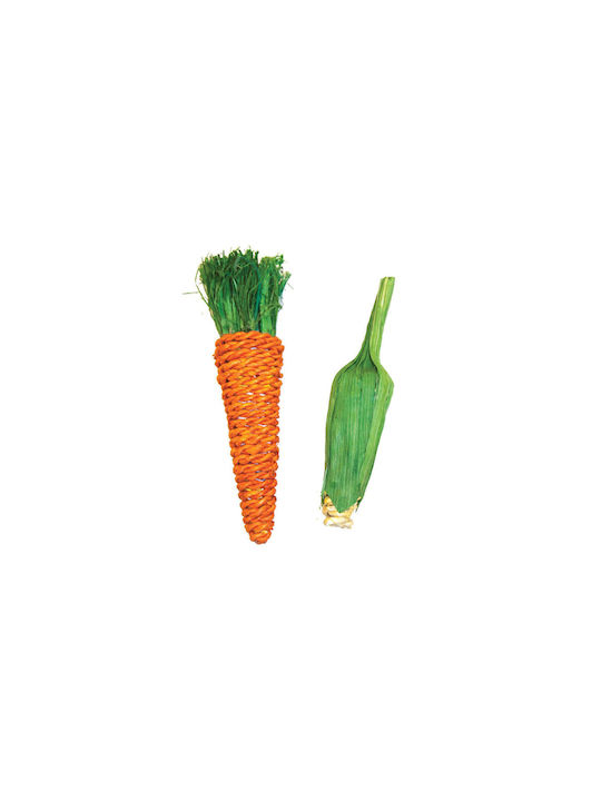 Happypet Carrot Corn Chew Toy Παιχνίδι Τρωκτικού