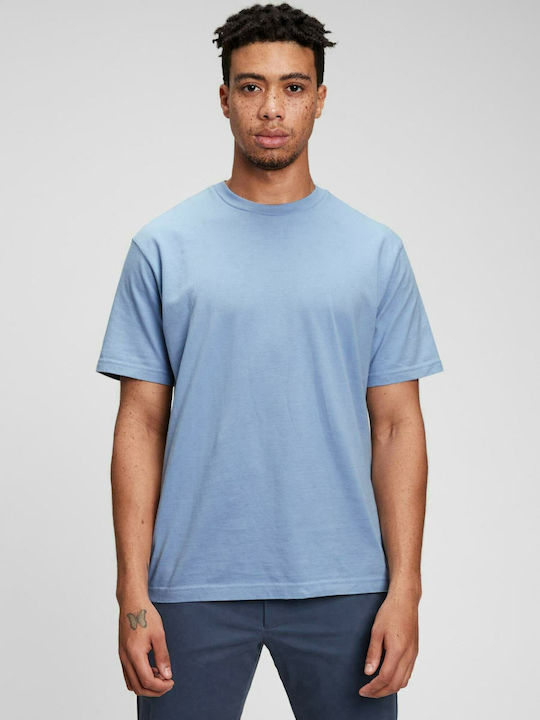 GAP Men's Short Sleeve T-shirt Light Blue