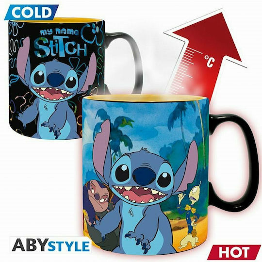 Abysse Lilo & Stitch Wärmewechsel Becher Keramik Mehrfarbig