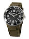 WATX & CO Ceas Barbati 45mm Baterie cu Cauciuc Verdetui Culoare