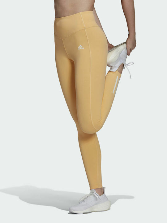 Hyperglam Schulung Frauen Lang Leggings Hochgeschnitten Pulse Amber
