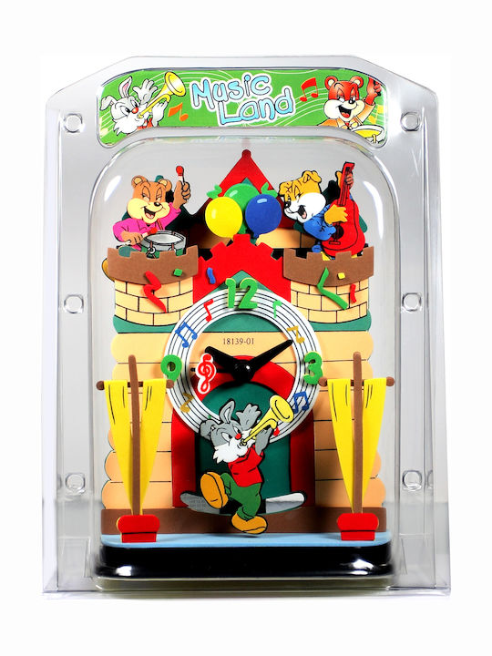 Avra Toys Ceas de Perete pentru Copii Music Land 20εκ.