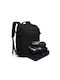 Bange Men's Fabric Backpack Waterproof Black 40lt