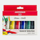 Royal Talens Amsterdam All Acrylics Acrylic Paint Set in Multicolour color 20ml 6pcs
