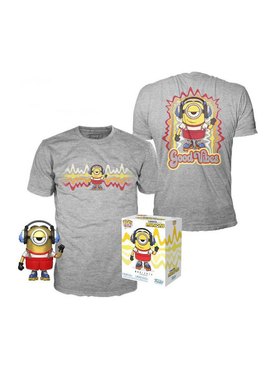 Funko Pop! Tees Movies: Minions - Skater Stuart (Metallic) (M) Exclusive