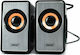 Andowl Q-YX16 Ηχεία Υπολογιστή 2.0 με Ισχύ 3W σε Ασημί Χρώμα