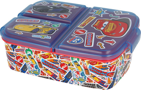 Stor Plastic Kids' Food Container Disney Cars Multicolour x x 6.7cm