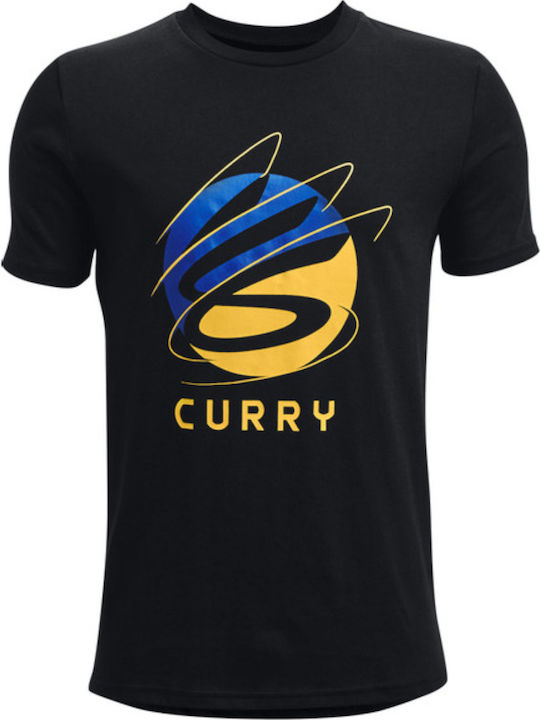 Under Armour Kids' T-shirt Black Logo